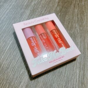 Beauty Creations Take Me Back Roller Gloss Trio - Pink, Orange, Red